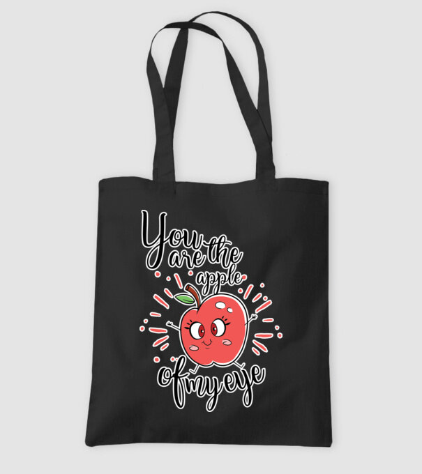 You drive me bananas you are the apple of my eye model negru pe tricou