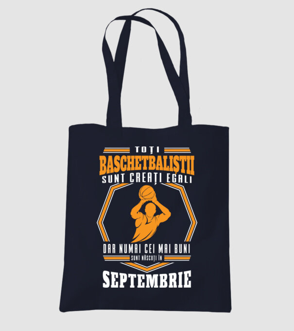 Toți baschetbaliștii sunt creați egali, dar numai cei mai buni sunt născuți în septembrie model albastru închis pe tricou