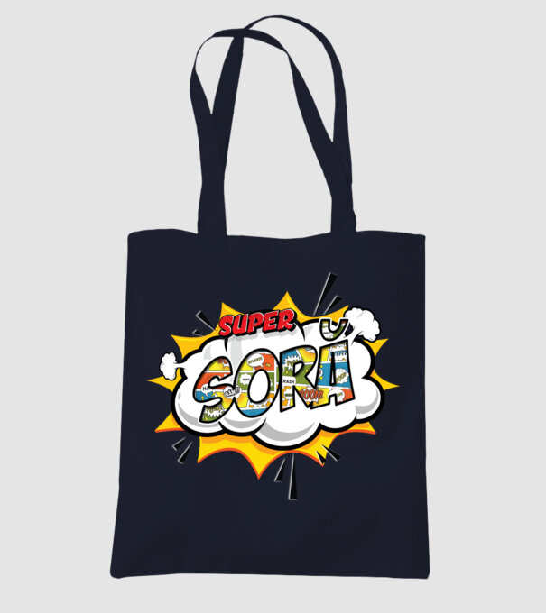Super Soră model albastru închis pe tricou