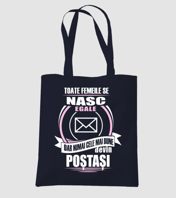 Toate femeile se nasc egale, dar numai cele mai bune devin poștași model albastru închis pe tricou
