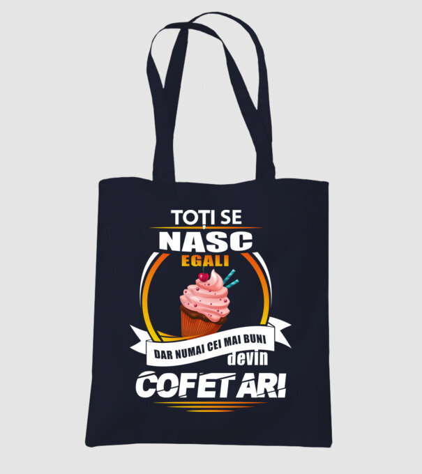 Toți se nasc egali, dar numai cei mai buni devin cofetari model albastru închis pe tricou