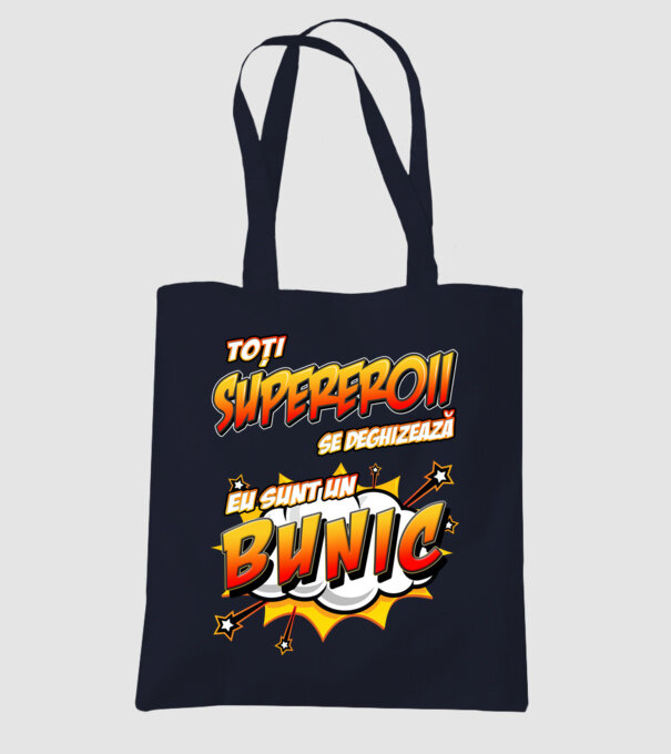 Toți supereroii se deghizează, eu sunt un bunic model albastru închis pe tricou