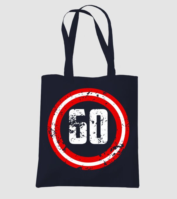Birthday captain 60 Years old model albastru închis pe tricou