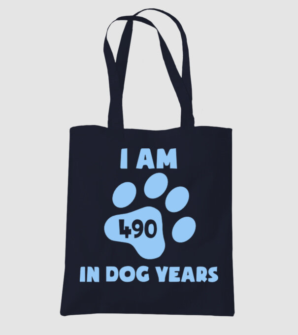 Dog Year - 490 model albastru închis pe tricou