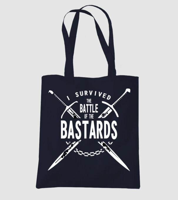 I survived the battle of the bastards model albastru închis pe tricou