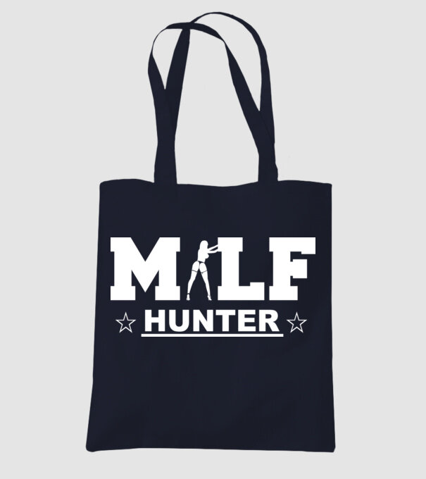 Milf model albastru închis pe tricou