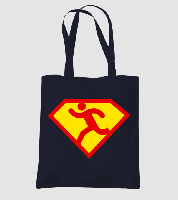 Supersportiv ATLET model albastru închis pe tricou