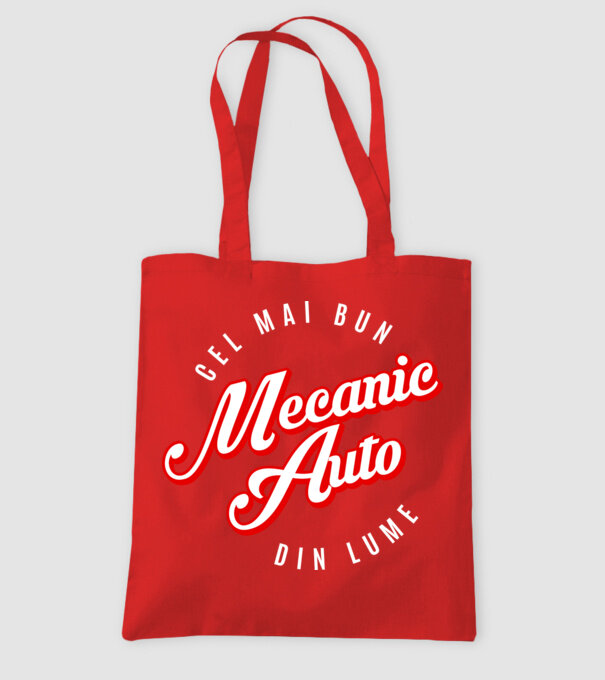 Cel mai bun MECANIC AUTO din lume model roșu pe tricou
