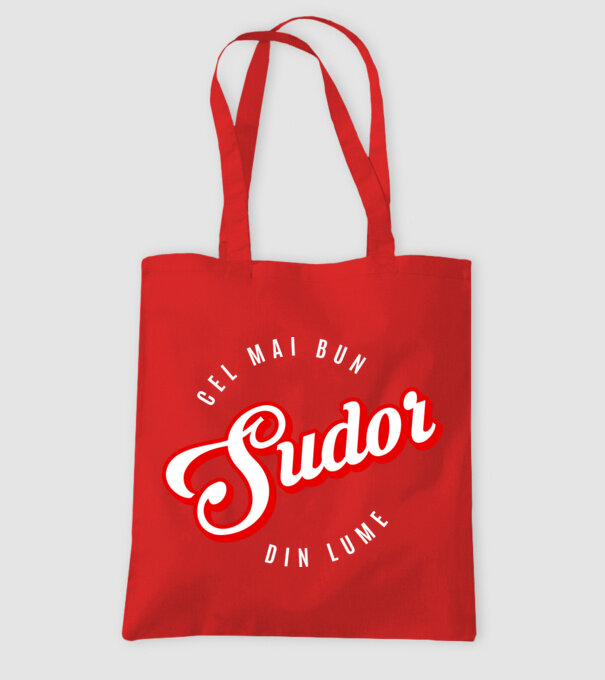 Cel mai bun SUDOR din lume model roșu pe tricou