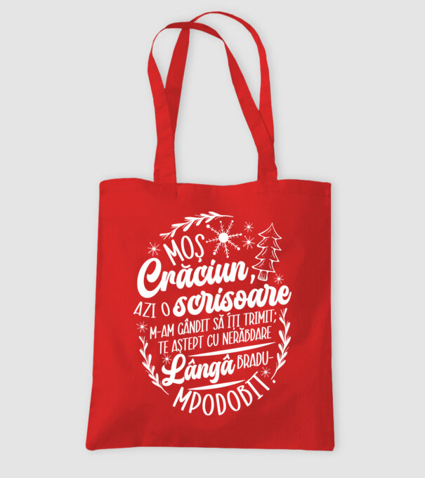 Moş Crăciun model roșu pe tricou