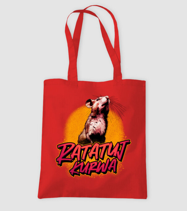 Ratatuj kurwa model roșu pe tricou
