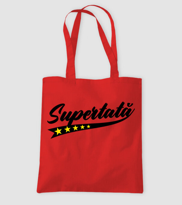Supertată model roșu pe tricou