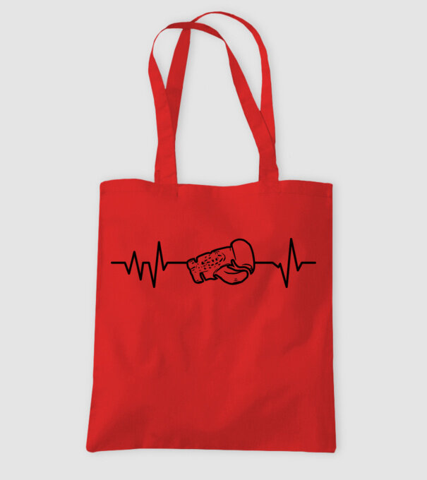 Box EKG model roșu pe tricou