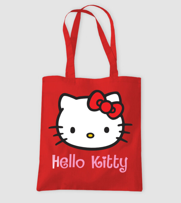 Hello Kitty model roșu pe tricou