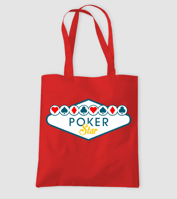 Star Poker model roșu pe tricou