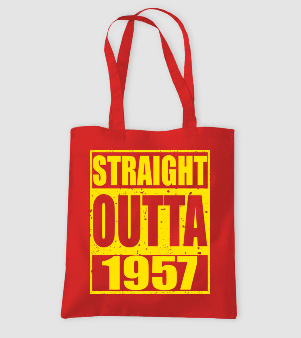 Straight Outta - 1957 model roșu pe tricou