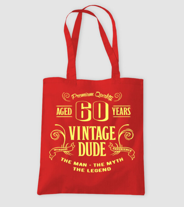 Vintage Dude - 60 model roșu pe tricou