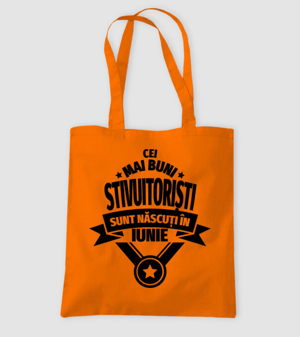 Cei mai buni stivuitoriști sunt născuți în Iunie model portocaliu pe tricou