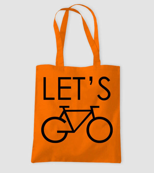 Let's go model portocaliu pe tricou