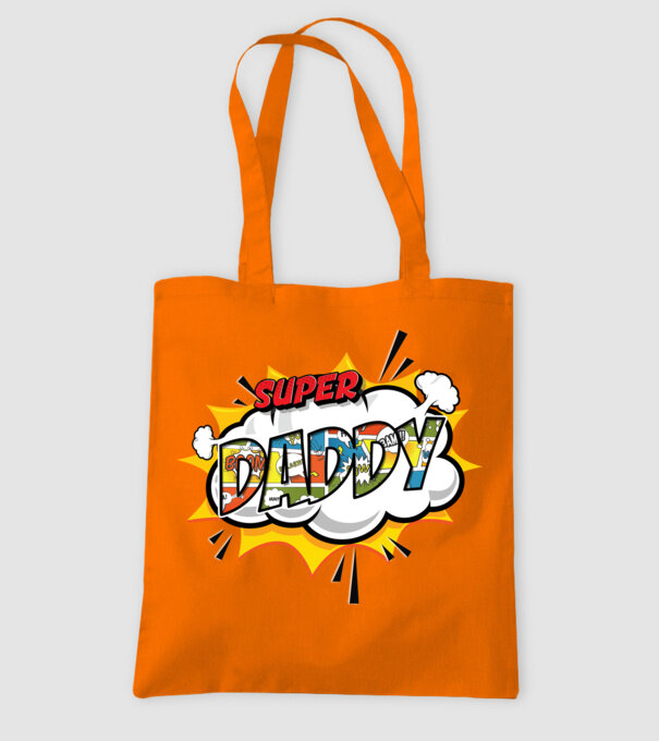 Comic Daddy model portocaliu pe tricou