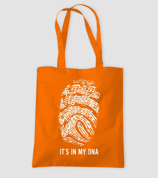 Its in my DNA model portocaliu pe tricou