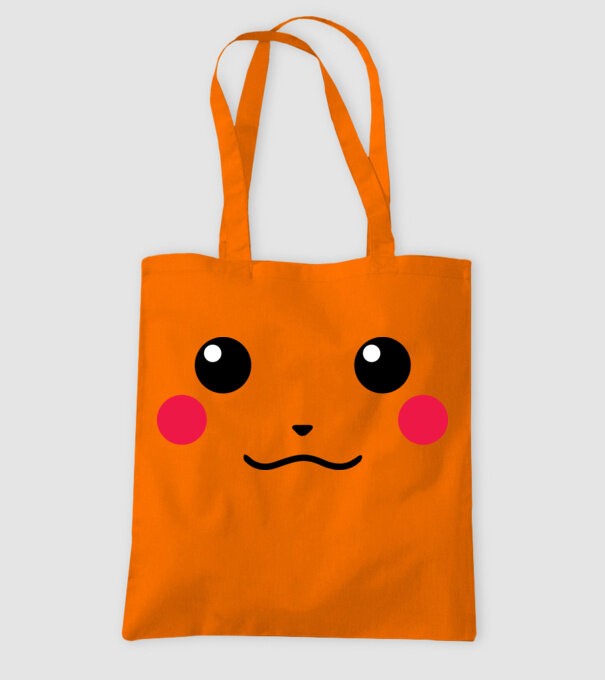 Pikachu model portocaliu pe tricou