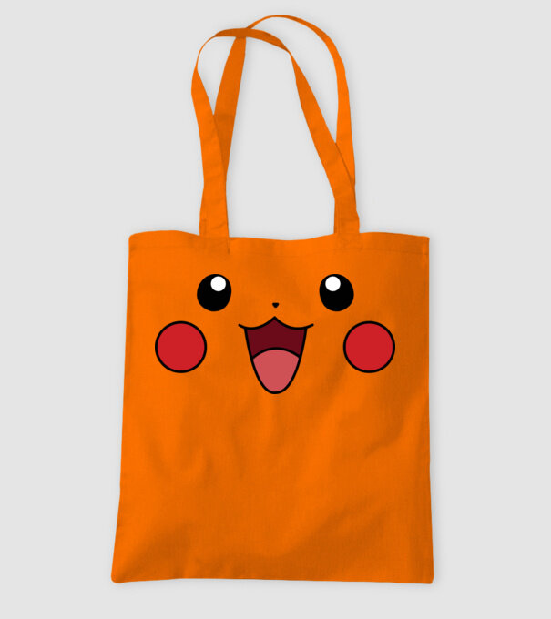 Pikachu model portocaliu pe tricou
