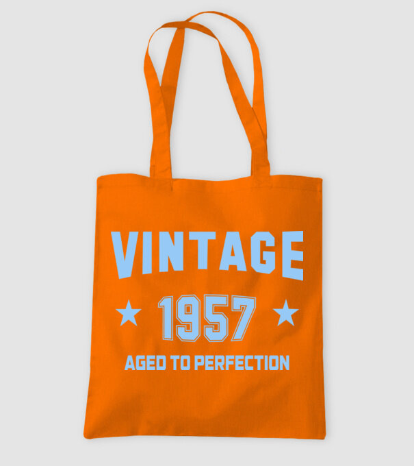Vintage - 1957 model portocaliu pe tricou
