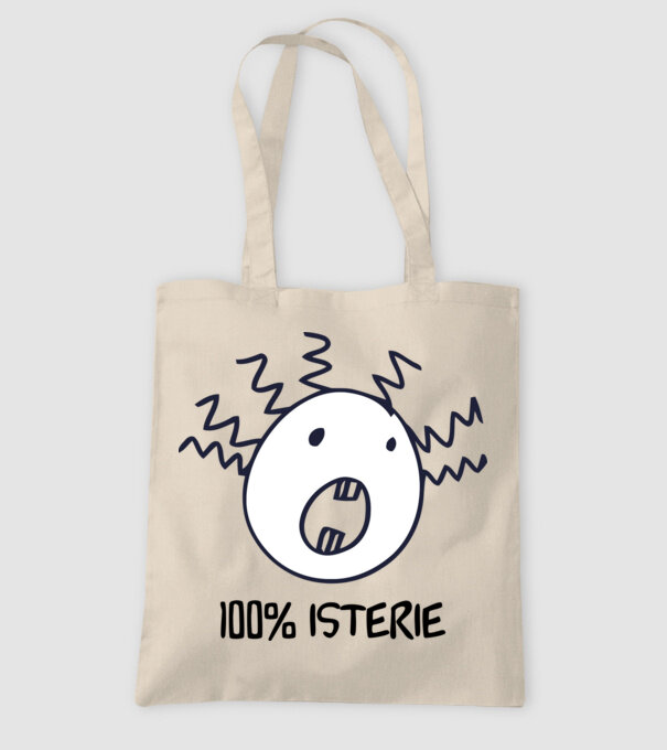 100% isterie model nisipiu pe tricou