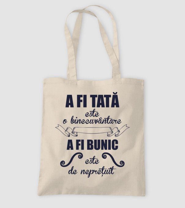a fi tată este o binecuvântare, a fi bunic este de neprețuit model nisipiu pe tricou