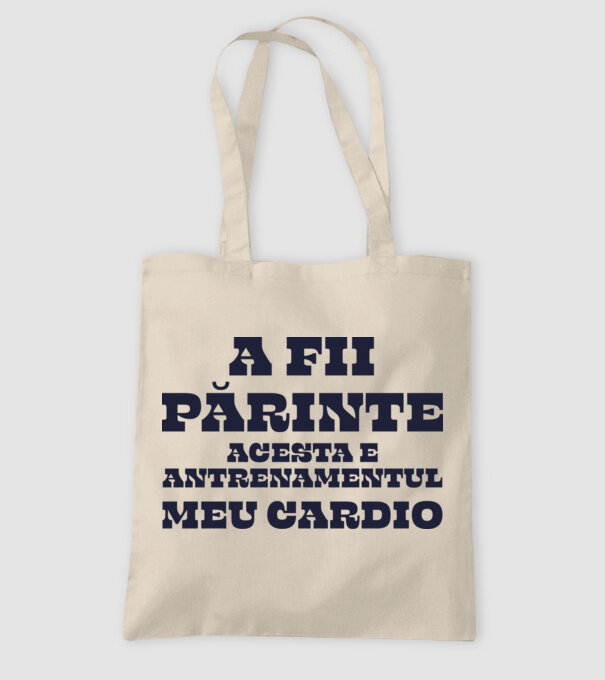 A fii părinte - acesta e antrenamentul meu cardio model nisipiu pe tricou