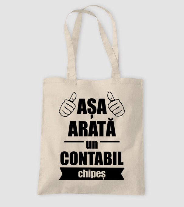 așa arată un contabil chipeș model nisipiu pe tricou