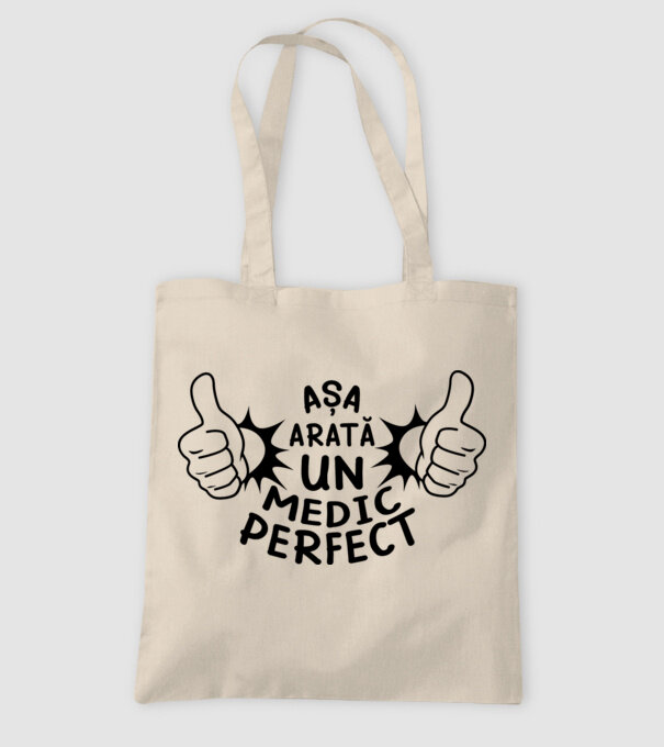 Așa arată un MEDIC perfect model nisipiu pe tricou