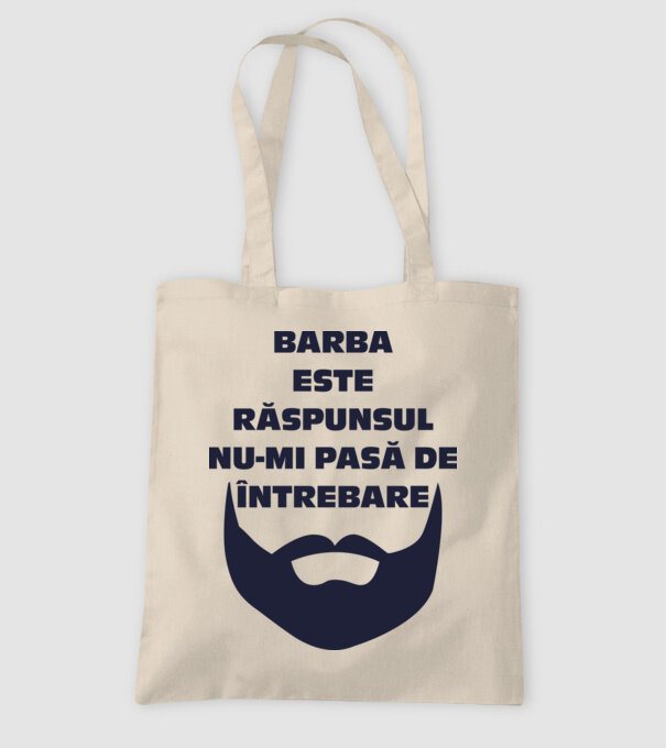 barba este răspunsul, nu-mi pasă de întrebare model nisipiu pe tricou