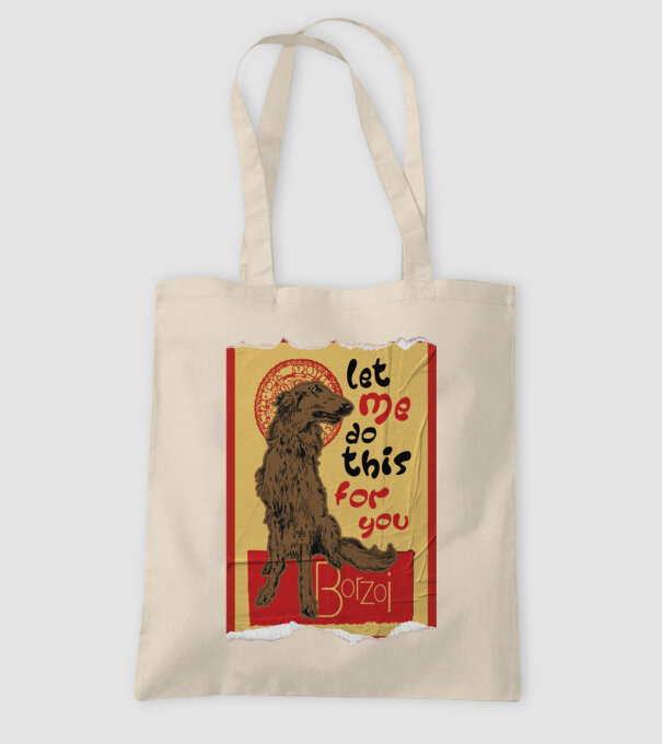 BORZOI retro poster chat noir poster texture model nisipiu pe tricou