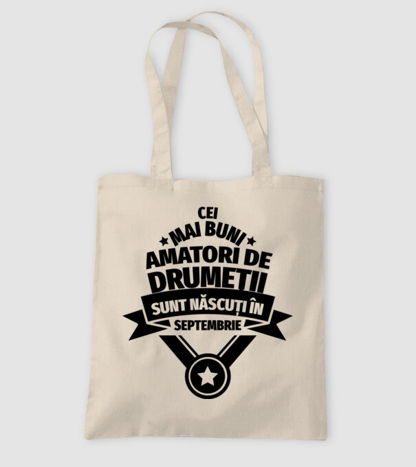 Cei mai buni amatori de drumeții sunt născuți în Septembrie model nisipiu pe tricou