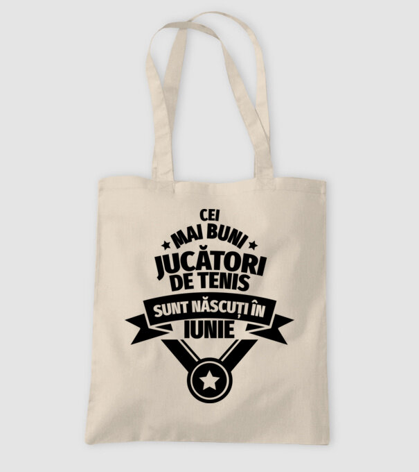 Cei mai buni jucători de tenis sunt născuți în Iunie model nisipiu pe tricou