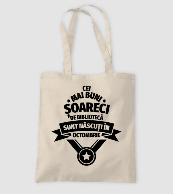 Cei mai buni șoareci de bibliotecă sunt născuți în octombrie model nisipiu pe tricou