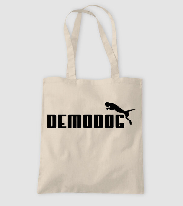 demodog logo black model nisipiu pe tricou