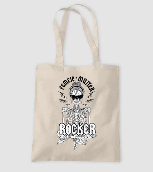 femeie - mutter - rocker model nisipiu pe tricou