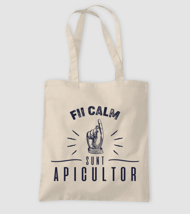 Fii calm.... sunt apicultor model nisipiu pe tricou