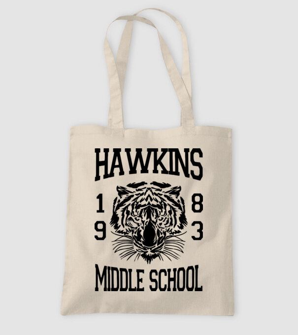 hawkins middle school 83 model nisipiu pe tricou