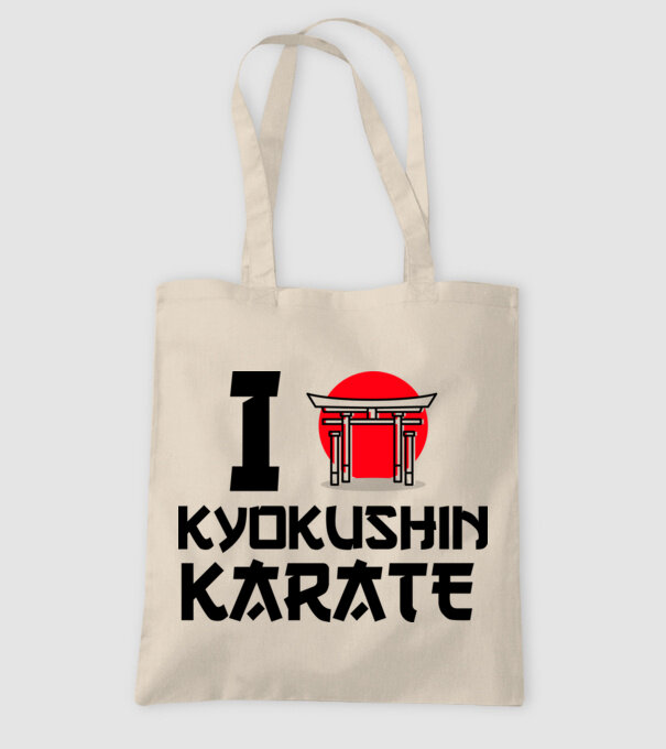 I love Kyokushin Karate model nisipiu pe tricou