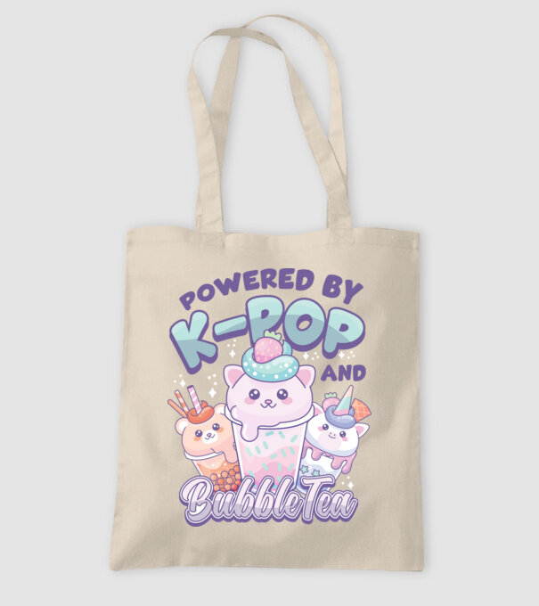 K-POP BUBBLE TEA model nisipiu pe tricou