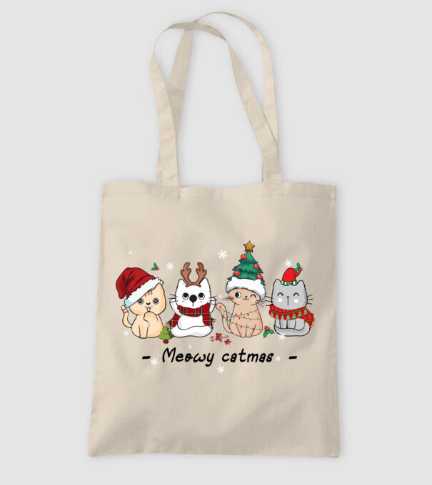 Meowy catmas 2 model nisipiu pe tricou