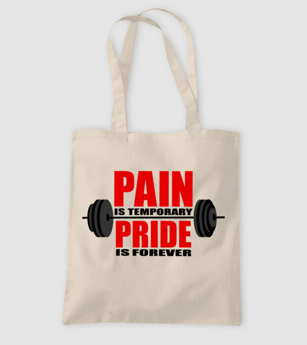 Pain is temporary model nisipiu pe tricou