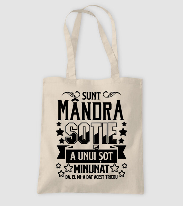 Sunt mândra soție a unui soț minunat Da, am primit acest tricou de la el. model nisipiu pe tricou