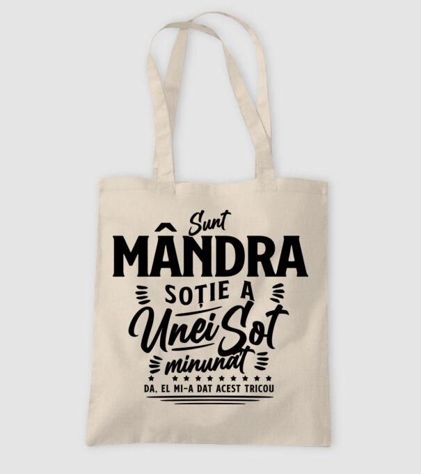 Sunt mândra soție a unui soț minunat - da, el mi-a dat acest tricou model nisipiu pe tricou