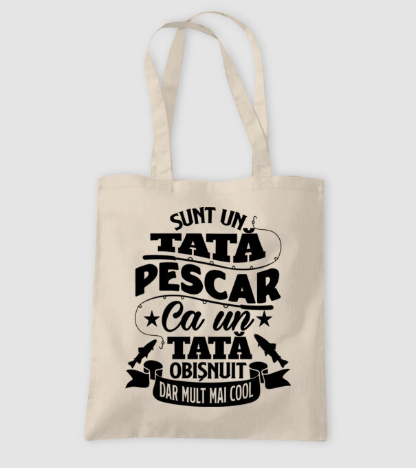 Sunt un Tata pescar model nisipiu pe tricou