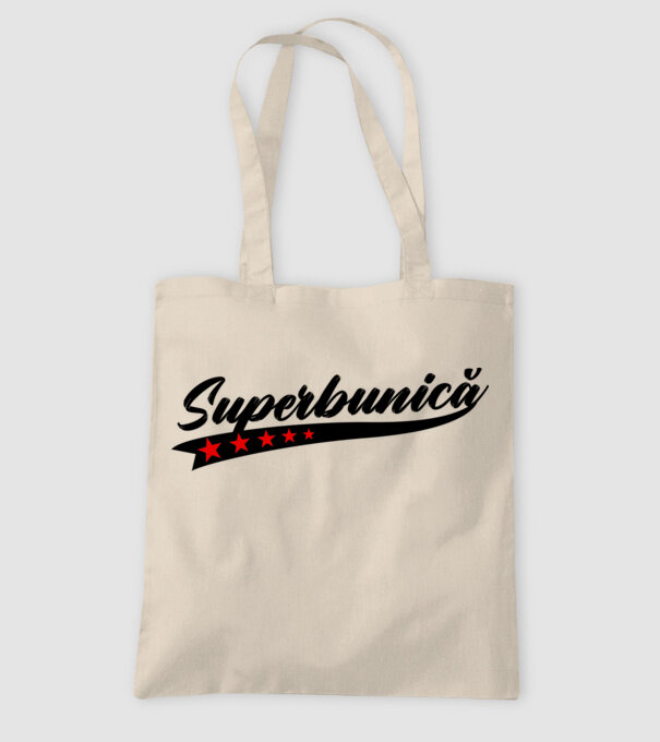 Superbunică model nisipiu pe tricou
